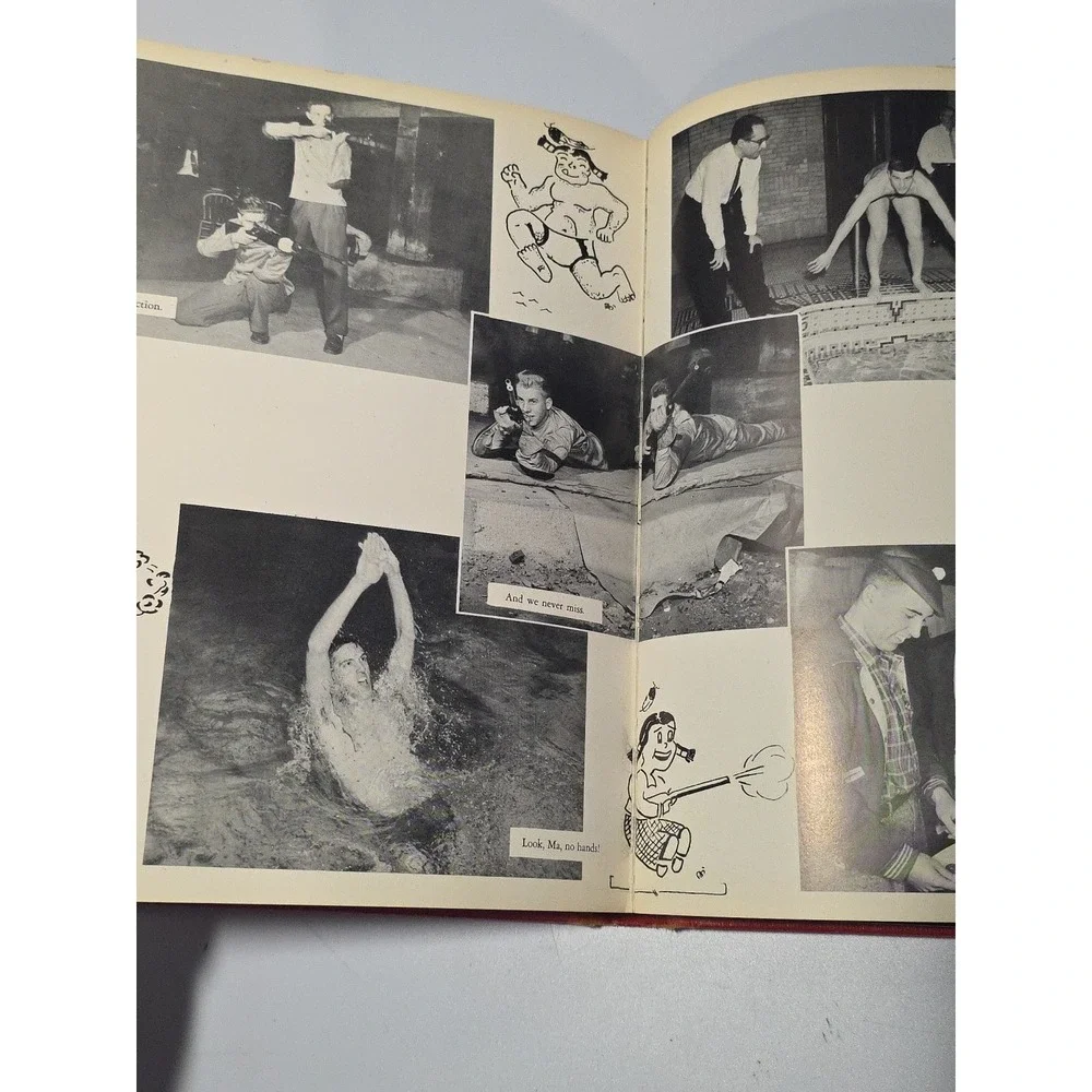 VINTAGE 1955 ROOSEVELT HIGH SCHOOL YEARBOOK L'ENVOI YONKERS‎ NEW YORK HARDBACK